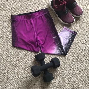 Ombré crop leggings